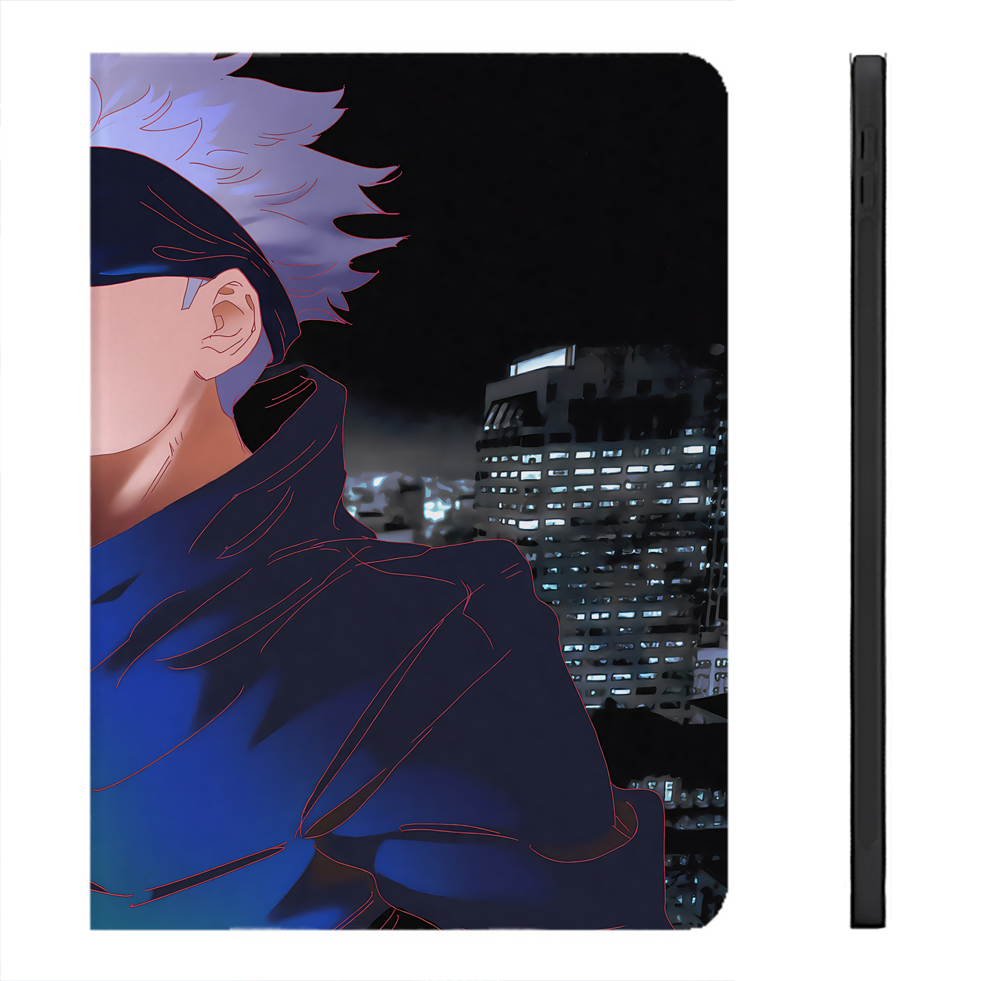 （画像用） 呪術廻戦 Jujutsu Kaisen IPadケース ペンホルダー付き ブックスタイルデザイン